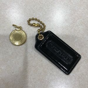 Authentic Coach purse tag